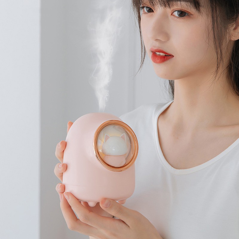 Máy tạo độ ẩm không khí Fnelse hoạt hình dễ thương dung tích 350ml