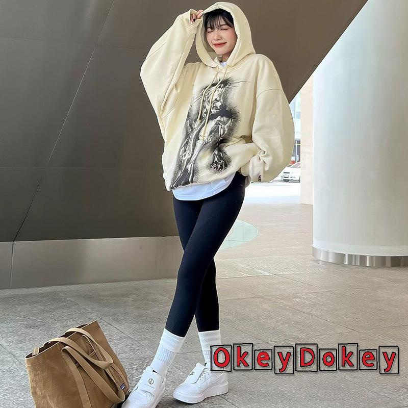 Áo Khoác Nữ Tay Dài Có Khóa Kéo In Hình Chân Dung Thời Trang Xuân Thu