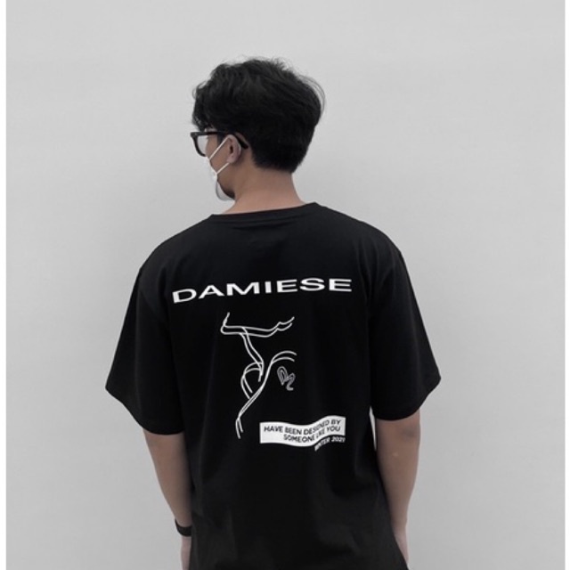 Áo Thun Tay Lỡ Unisex Damiese - Cotton 100%