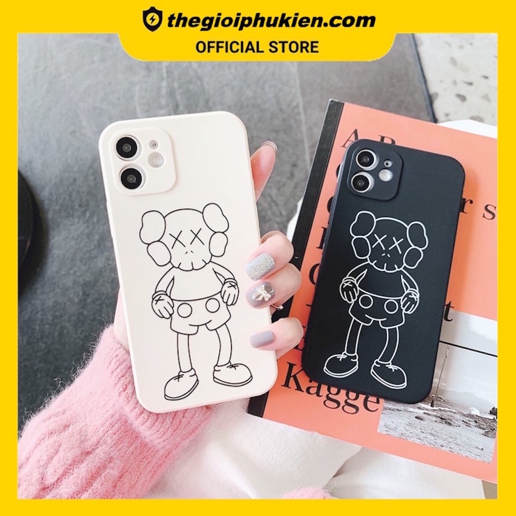 Ốp lưng iphone cạnh vuông Kaw chân dài dành cho ip 6/6plus/6s/6splus/7/7plus/8/8plus/x/xr/xs/11/12/pro/max - e31