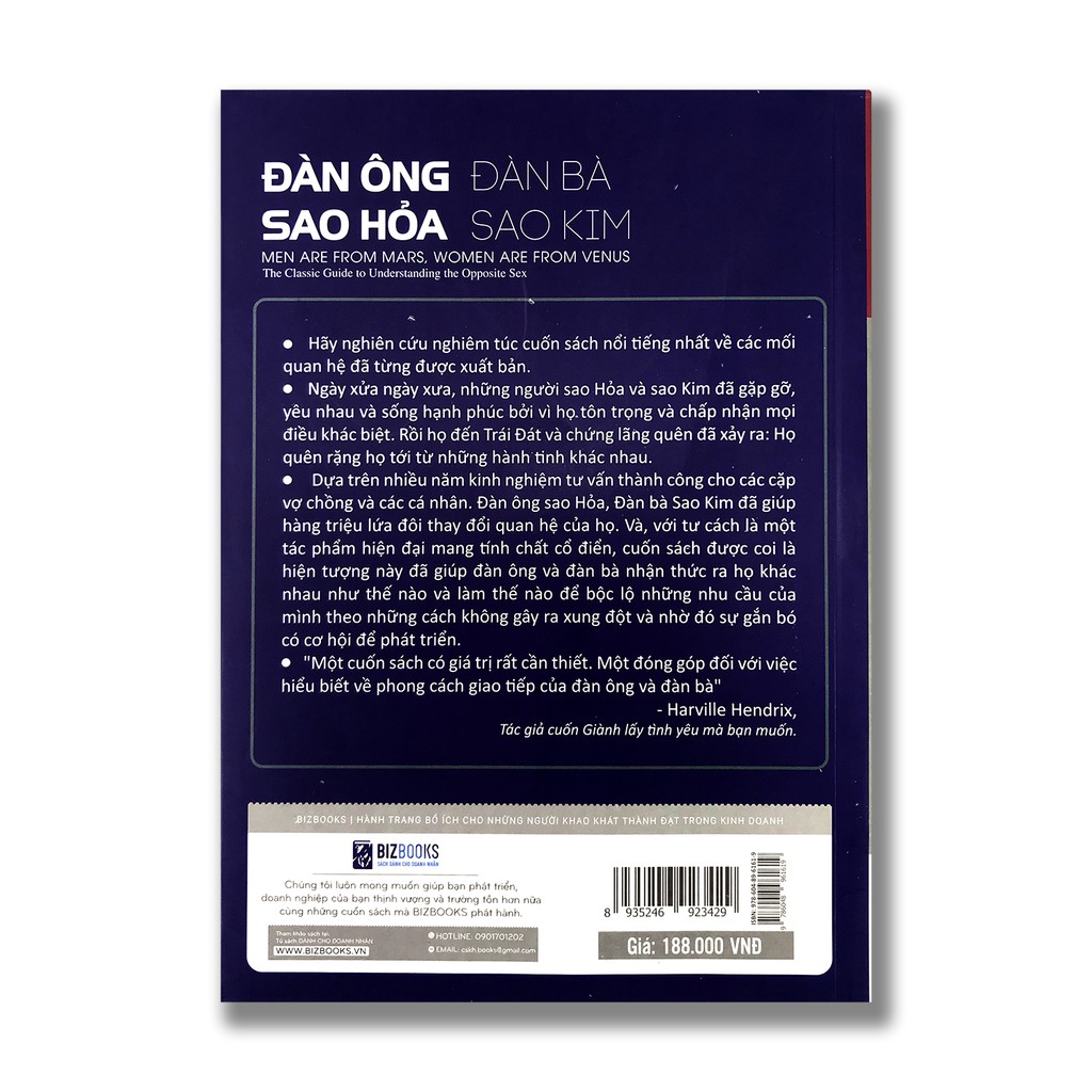 Sách Đàn ông sao hỏa đàn bà sao kim (International) Tặng Bookmark + Audiobooks