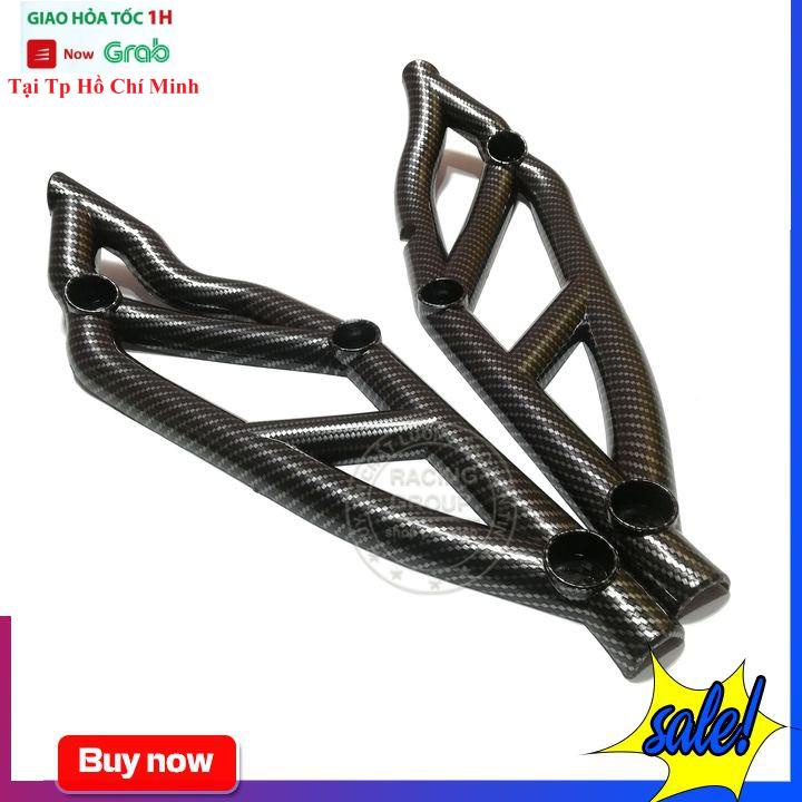 Ốp Hông Xe Máy Winner X Kiểu Ducati Kèm Pát Màu Cacbon