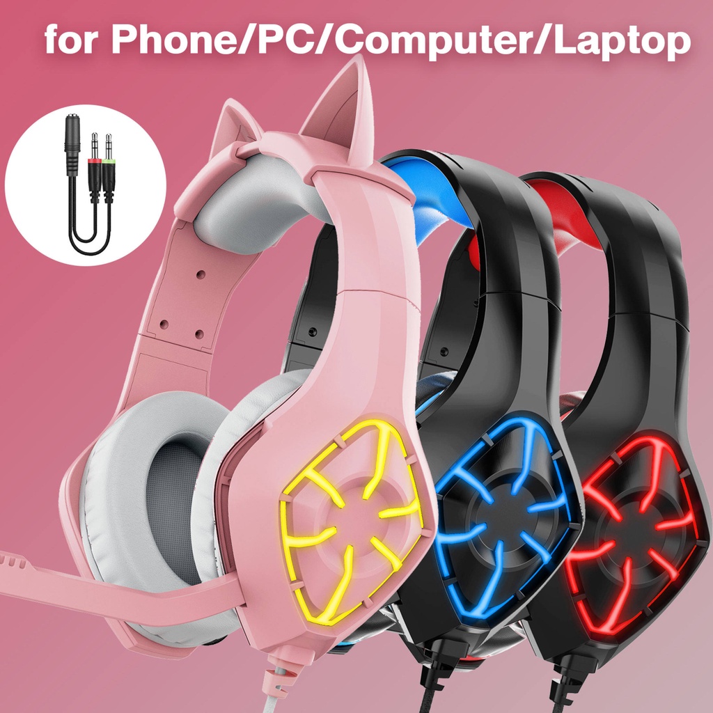 Tai nghe chơi game FullBox cao cấp,led đổi màu siêu đẹp, mic Bass HD khử ồn, nghe nhạc, xem phim cực chất - BH 6 THÁNG