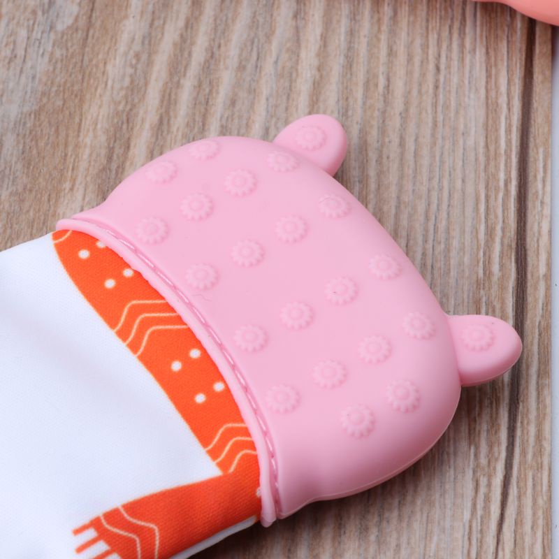 Dụng Cụ Ngậm Mọc Răng Bằng Silicon Mềm Mại Tiện Dụng Cho Bé