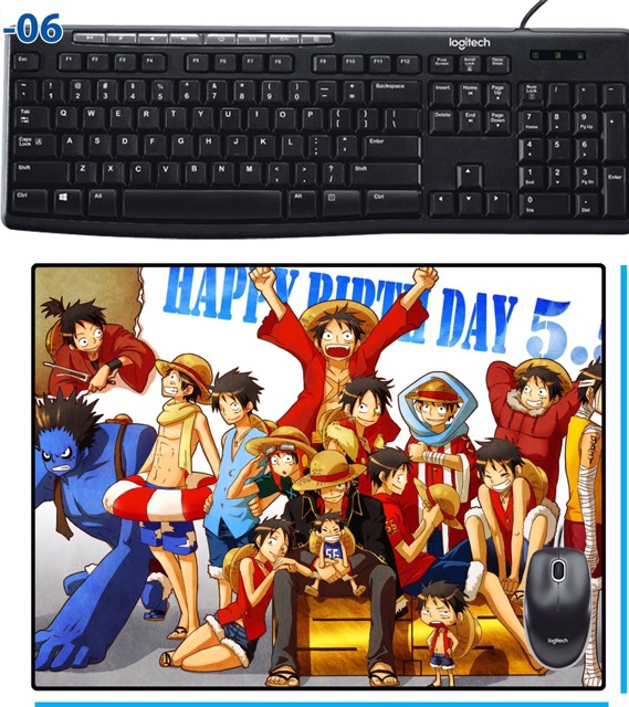 Lót chuột one piece /kê chuột anime one piece nhiều mẫu a4-a3