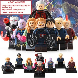 Xếp Hình Marvel Minifigures Xinh 0193 Superheroes nhân vật Captain America Thanos Warmachine vision Kraglin Starhawk
