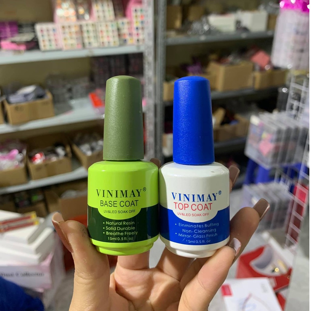 Bộ sản phẩm  BASE, TOP, Cường lực, Loang, Top giọt sương VINIMAY