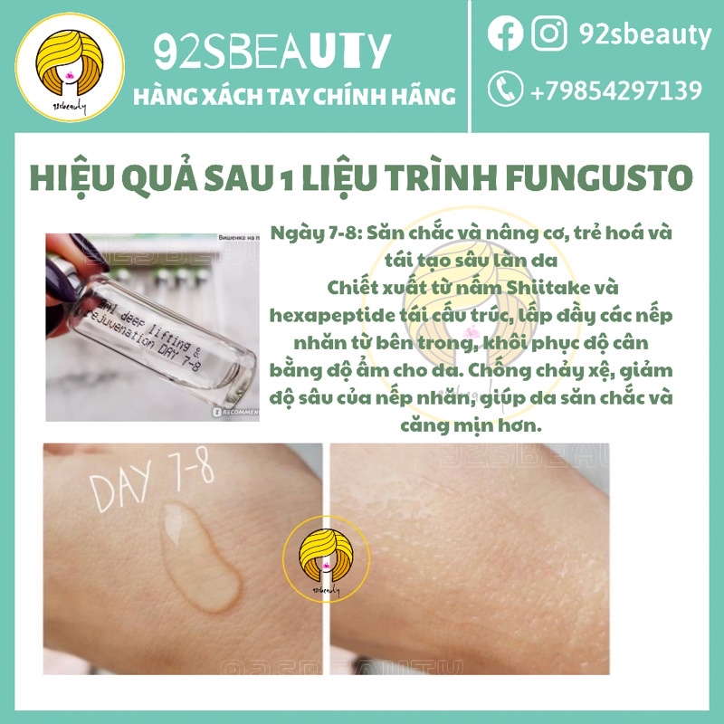 Serum Teana Fungusto chứa chiết xuất nấm men cải thiện da