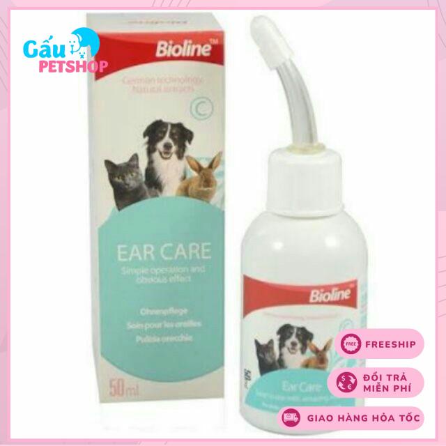 Nước Rửa Tai Cho Chó Mèo Ear Care Bioline