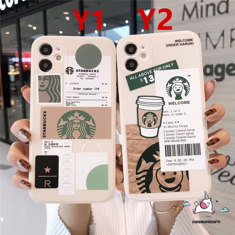 Ốp Lưng Phối Hình Starbucks Thời Trang Cho iPhone 12 11 8 7 6 6s Plus X XR XS Max 11Pro 12 13 Pro Max SE 2020