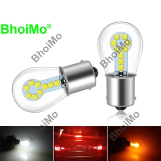 Bhoimo 2 CÁI 1156 BA15S P21W LED xe báo rẽ đèn dừng công viên phía sau DRL 1157 BAY15D chỉ báo chạy ban ngày đèn đuôi phanh P21 / 5W Xe máy tự động giải phóng mặt bằng ngược bóng đèn đậu phộng