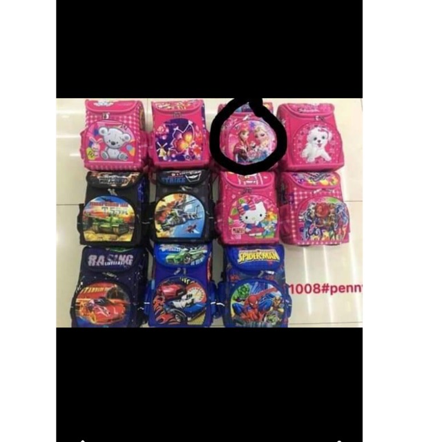 Ba lô chống gù cho bé combo