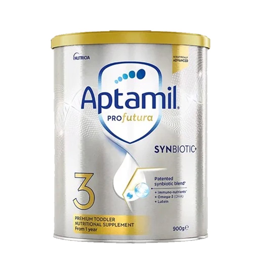 Date 2025 - Sữa APTAMIL Úc 900 gr, sữa Aptamil bạc PROfutura Premium Úc 900g số 1,2,3 date mới 2025
