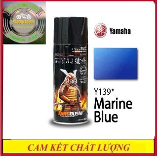 SƠN XỊT XE MÁY SAMURAI Y139* MÀU XANH DƯƠNG CANDY