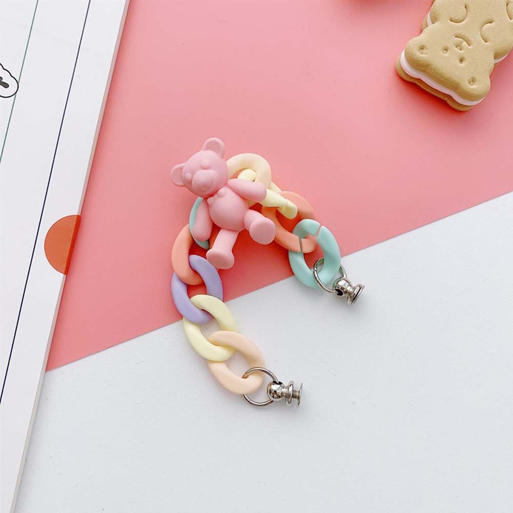 Phụ kiện dây xích acrylic chống mất điện thoại DIY cho nữ