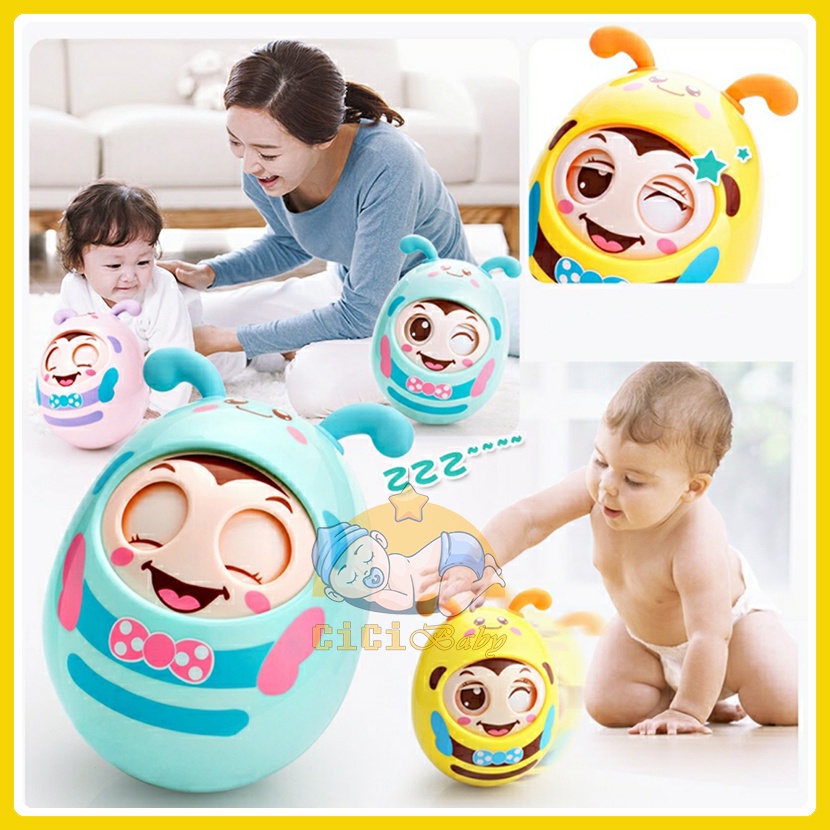 Lật đật chớp mắt hình chú ong đáng yêu cho bé CiCiBaby