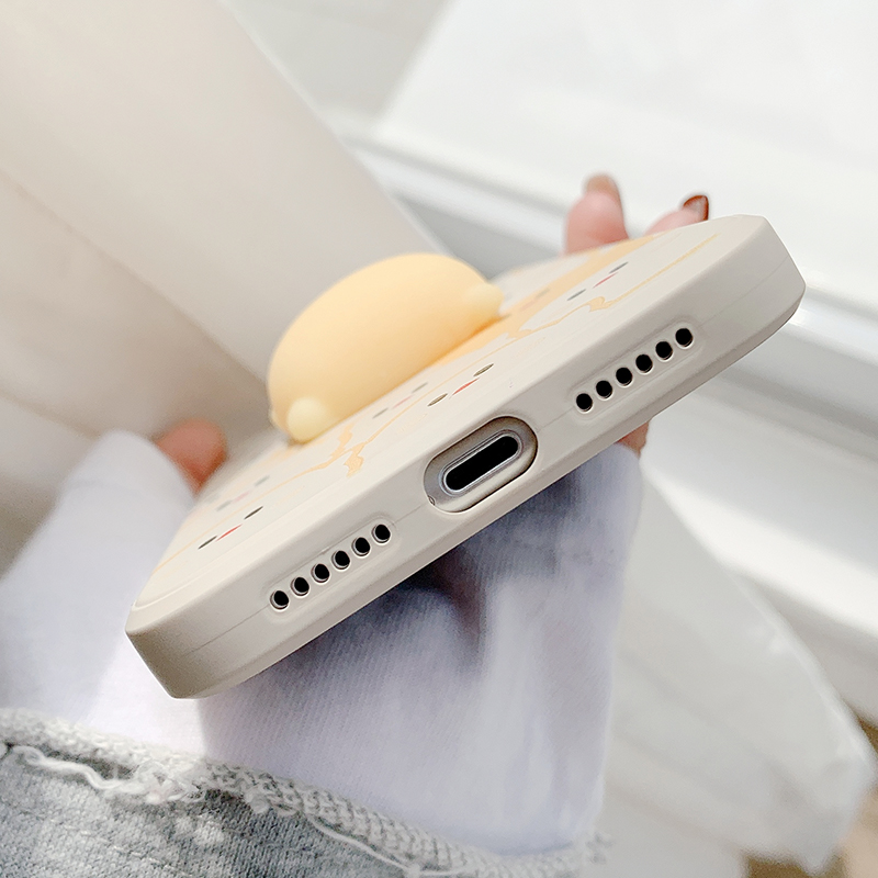 Ốp lưng silicon mềm phối hình chú gà ngộ nghĩnh cho iPhone 12 Pro Max Mini Se2020 11pro Max X Xr Xs Max 7 8 Plus | BigBuy360 - bigbuy360.vn