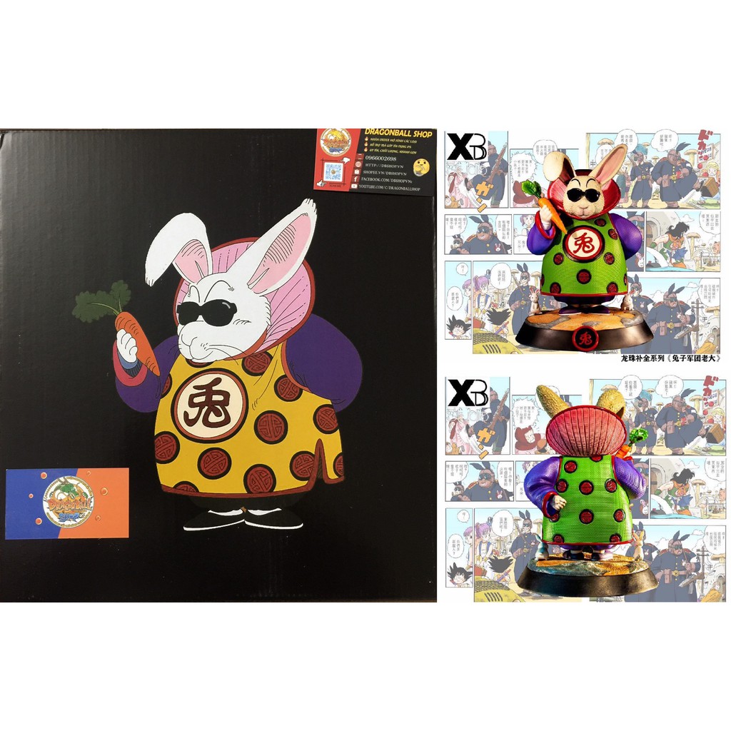 Mô hình Dragonball Resin chính hãng - Thỏ, Phù Thủy Hạt Mít, Pilaf, Popo XBD Studio