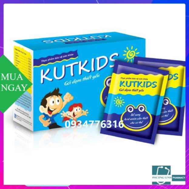 Gói đạm thiết yếu Kutkids 20 gói - không lo ốm chẳng sợ còi