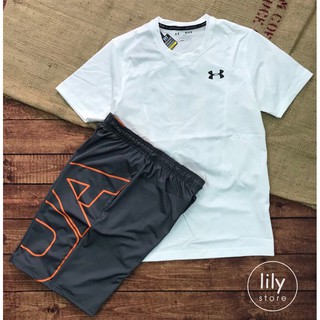 Set bộ đồ thể thao nam UA (đồ tập GYM, chơi thể thao)