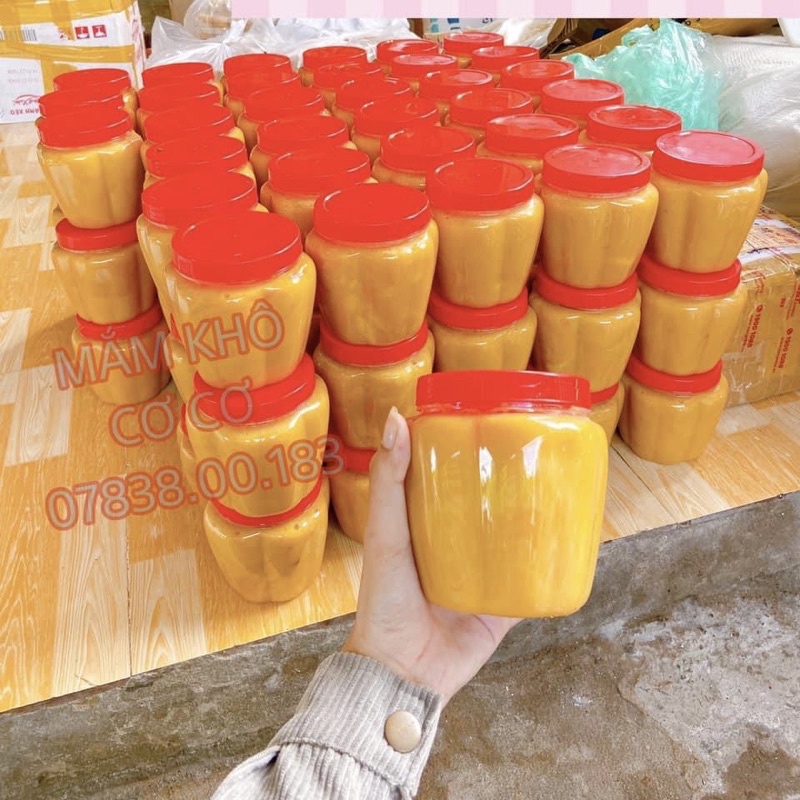 Đường Thốt Nốt Tự Nhiên Hũ 1kg, Đường Thốt Nốt Hữu Cơ Nguyên Chất, Mắm Cá Cơ Cơ
