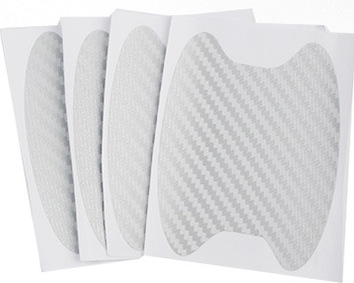 Bộ 4 Miếng Dán Bảo Vệ Tay Nắm Cửa Xe Hơi Bằng Sợi carbon Cao Cấp