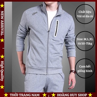 Set Đồ Bộ Dài Tay Thể Thao H&H-DB1 Chất Thun Nỉ Da Cá Cao Cấp Phong Cách Hàn Quốc Năng Động Trẻ Trung