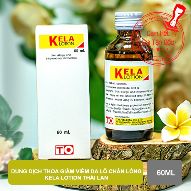KELA LOTION Dành cho da Viêm Lỗ Chân Lông 60ml