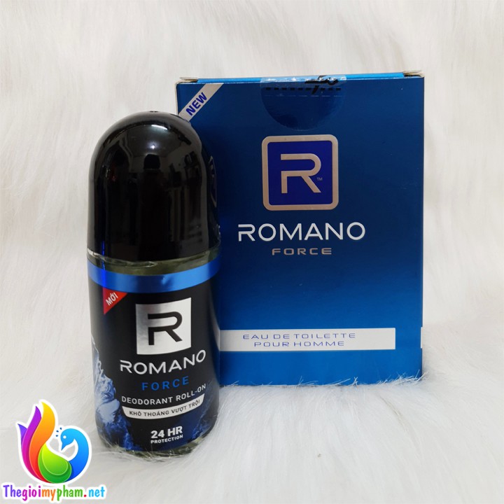 Combo Nước Hoa Nam Romano Force 50ml + Lăn Romano Force 50ml