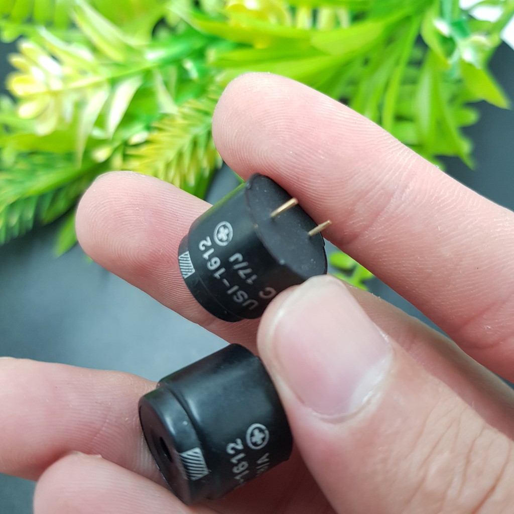 Còi Chíp 12V 14x16MM USI-1612C🍀Còi 12V Sử Dụng Mạch Điện Tử