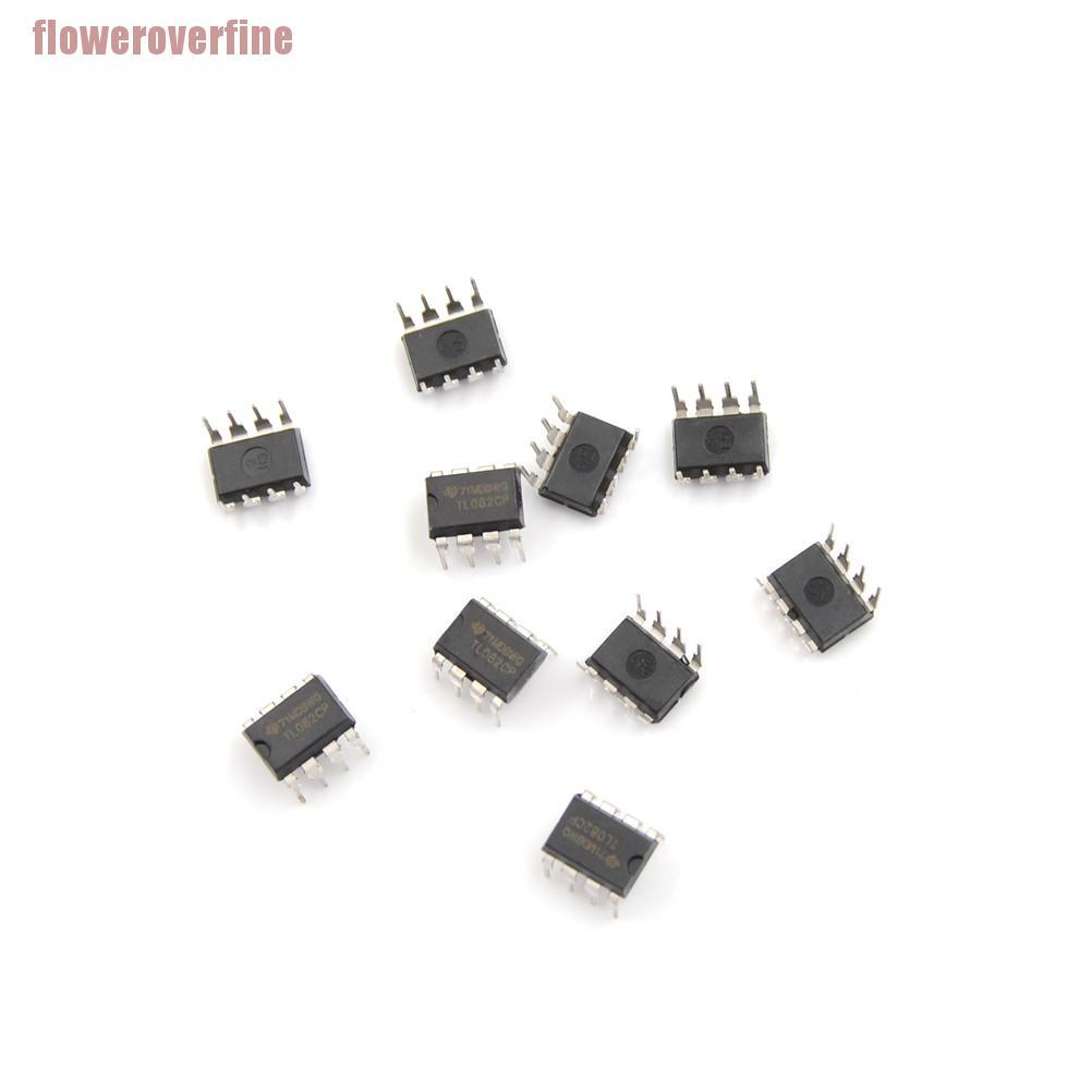 Set 20 Linh Kiện Điện Tử Tl082Cp Ti Dip8 Ic Jfet-Input