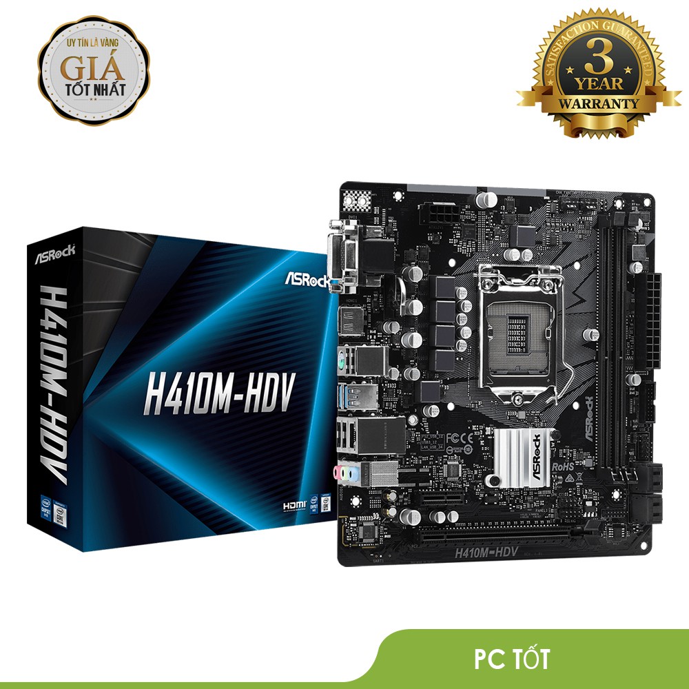 [Mã ELMS05 giảm 5% đơn 300k]Mainboard Asrock H410M-HDV LGA1200 - Chính hãng phân phối | WebRaoVat - webraovat.net.vn