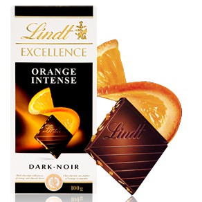 Sôcôla Lindt Excellence vị cam thanh 100g