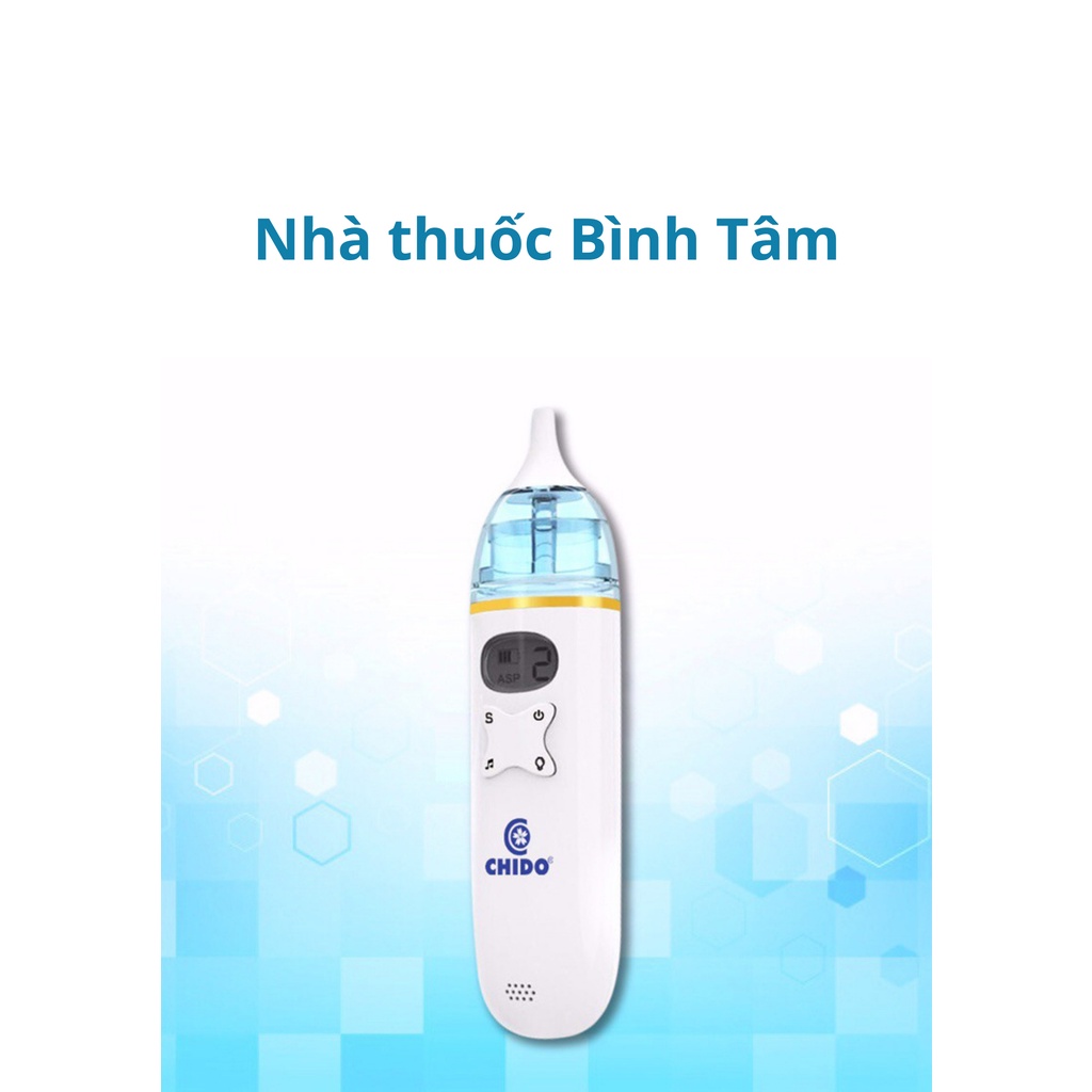 Máy hút mũi điện Chido dụng cụ hút dịch mũi dành cho bé từ 0-6 tuổi CN Nhật Bản Bảo hành 2 năm