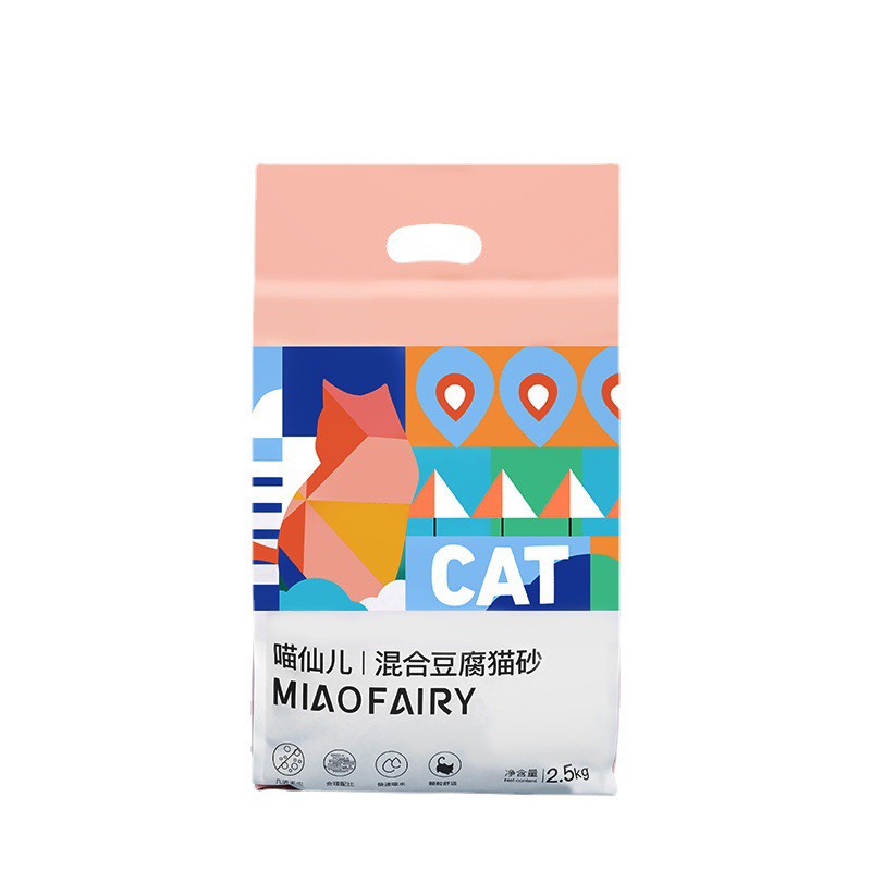 Cát vệ sinh cho mèo , cát đậu nành không bụi khử mùi vón tốt [ MOOKIPET ]