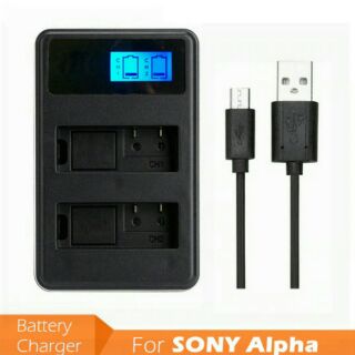 Sạc pin NP FW50 dual Charger For NP-FW50 (Hot)
