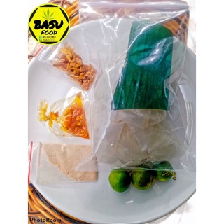 Bánh tráng muối nhuyễn + sa tế + tỏi phi siêu ngon