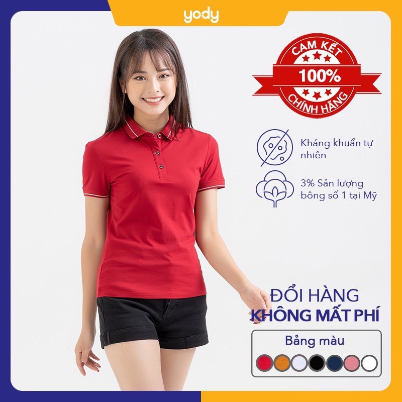 Áo phông polo nữ pima ⚡ SIÊU MỀM MỊN ⚡ Áo phông có cổ kiểu dáng basic, thanh lịch không lo lỗi mode, chất đẹp APN3010