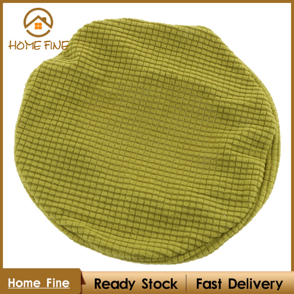 Vải Bọc Ghế Hình Tròn Màu Xanh Đậm 30-38cm
