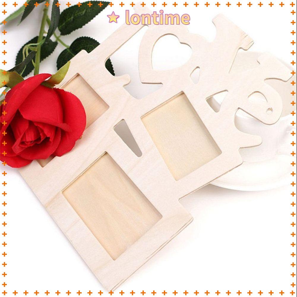 Khung hình gỗ trang trí thủ công 3 trong 1 độc đáo