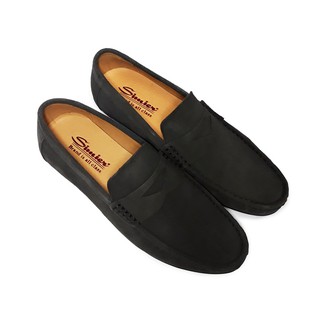 Giày Lười Nam Da Bò - Da Lộn Công Sở Cao Cấp