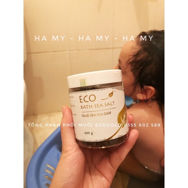 COMBO 3 Muối tắm bé EcoGold 400gr - Chăm sóc làn da bé toàn diện