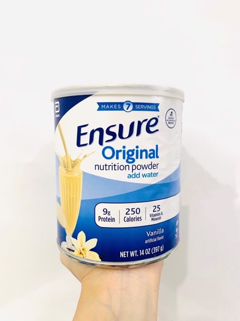 Sữa bột Ensure Original Vanilla (397g) nhập Mỹ