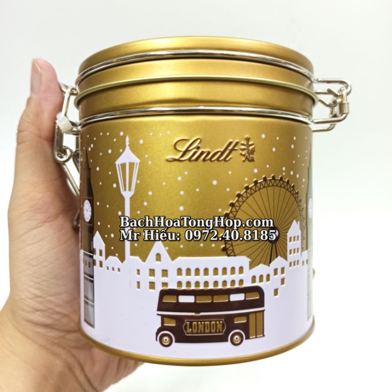 [Hỏa Tốc] Socola Lindt Lindor hộp sắt 120g