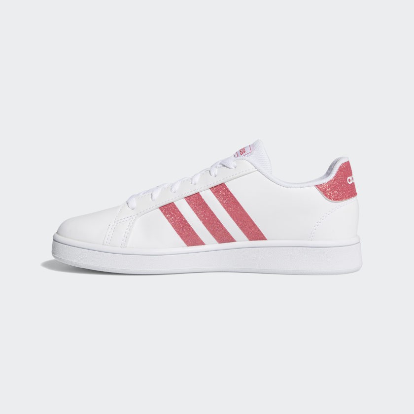 Giày Sneaker Thể Thao Nữ Adidas Grand Court Trắng Hồng EG5136 - Hàng Chính Hãng - Bounty Sneakers