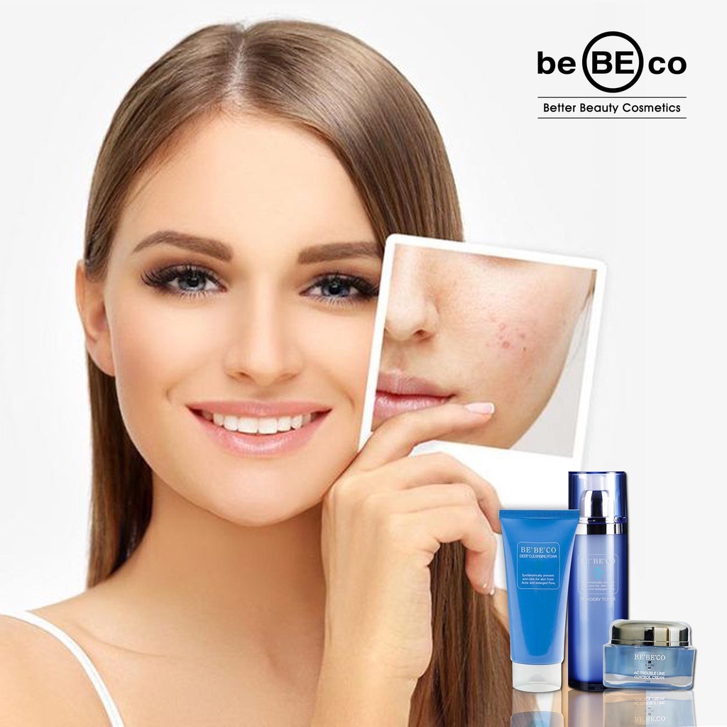 Sữa rửa mặt BEBECO AC-T-LINE DEEP CLEANSING FOAM 170ml cho da dầu mụn