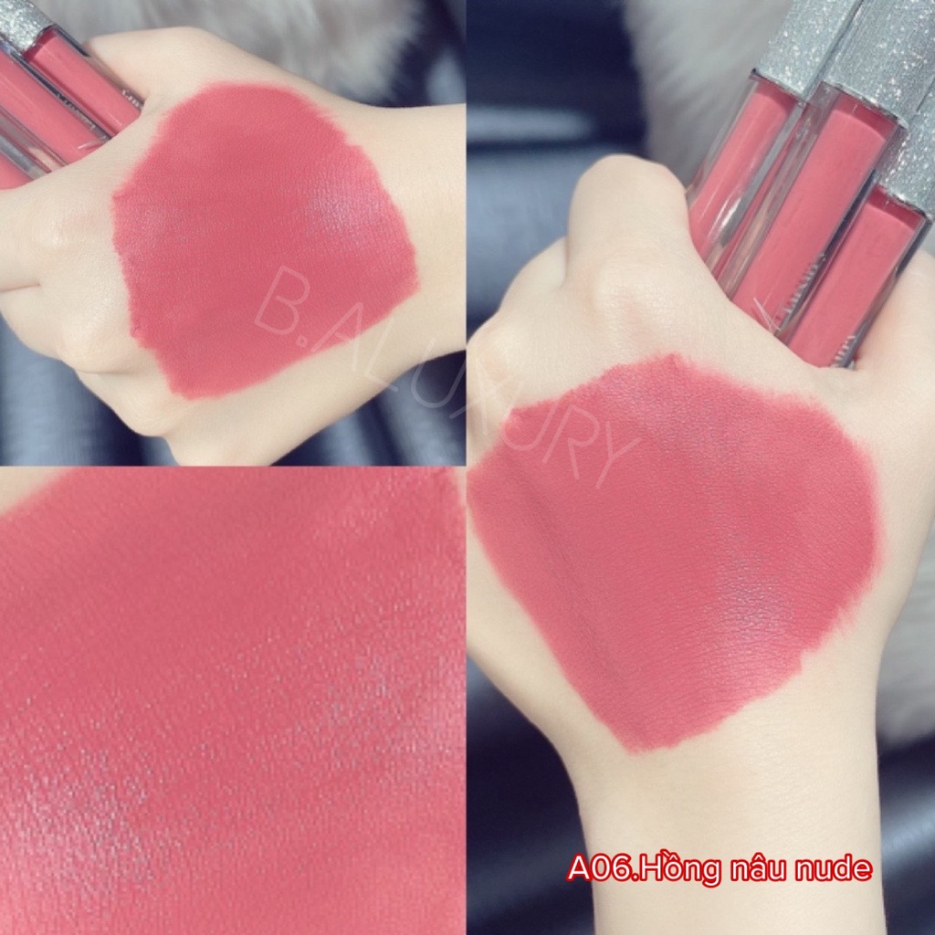 Son B.A Luxury V3 - Son Kem Hữu Cơ Siêu Lì Mềm Môi Không Chì Cao Cấp