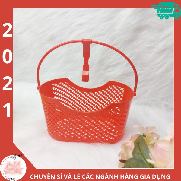 {Chính hãng Giá Rẻ} Giỏ nhựa treo đa năng đựng đồ phòng tắm/ nhà bếp/ văn phòng phẩm Hàng Sao Sáng