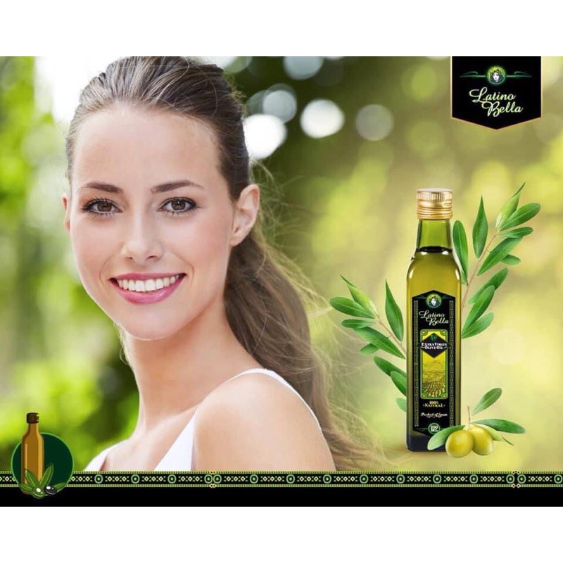 Dầu Oliu Nguyên Chất Extra Virgin Latino Bella-Nhập Khẩu Tây Ban Nha Các Cỡ-Dầu Olive Oil Cho Bé Ăn Dặm,Ăn Kiếng,Làm Đẹp