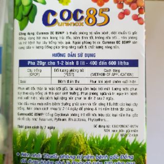 Thuốc trừ bệnh Coc 85 WP (gói 20g)